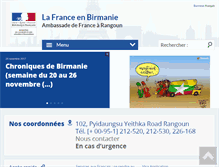 Tablet Screenshot of ambafrance-mm.org